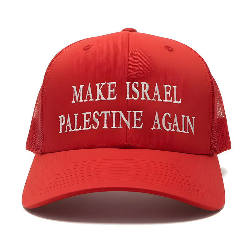 "MAKE ISRAEL PALESTINE AGAIN" Red Hat - Adjustable Snapback